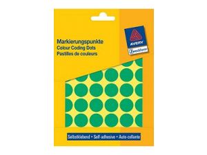 ETYKIETA AVERY ZWECKFORM 3376 KÓŁKA DO ZAZNACZANIA 18MM ZIELONE