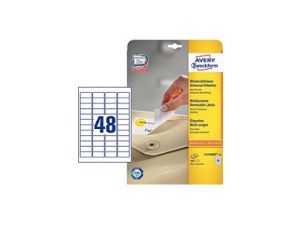 ETYKIETA AVERY ZWECKFORM L4736 USUWALNA 45,7X21,2MM 100 ARKUSZY