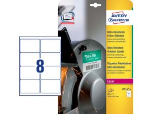 ETYKIETA AVERY ZWECKFORM L7914 DO UŻYTKU ZEWNĘTRZNEGO 99,1X67,7MM 10 ARKUSZY
