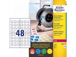 TABLICZKA INSPEKCYJNA AVERY ZWECKFORM USUWALNA L7803-10