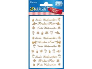 NAKLEJKA Z-DESIGN 52391 ŚWIĘTA FOLIA