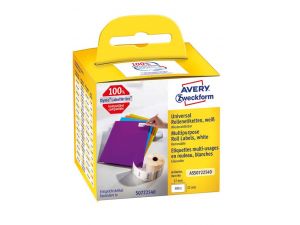 ETYKIETA AVERY ZWECKFORM 57X32MM UNIWERSALNA NA ROLI 500 SZTUK