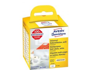 ETYKIETA AVERY ZWECKFORM 70X54MM UNIWERSALNA NA ROLI 160 SZTUK