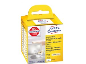 ETYKIETA AVERY ZWECKFORM 89X28MM UNIWERSALNA NA ROLI 2X130