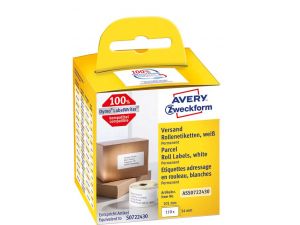 ETYKIETA AVERY ZWECKFORM 101X54MM UNIWERSALNA NA ROLI 110 SZTUK