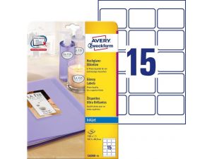 ETYKIETA AVERY ZWECKFORM C6080 63,5X46,6MM BŁYSZCZĄCA 10 ARKUSZY