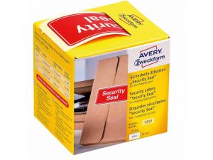 ETYKIETA AVERY ZWECKFORM 7310 78X38MM PLOMBA ZABEZPIECZAJĄCA NA PRZESYŁKI