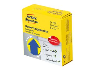 ETYKIETA AVERY ZWECKFORM 3860 KÓŁKA DO ZAZNACZANIA ŚREDNICA 19MM STRZAŁKA