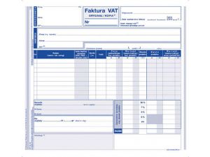 D FAKTURA VAT 2/3 A4 WIEL.100-2E DRUK