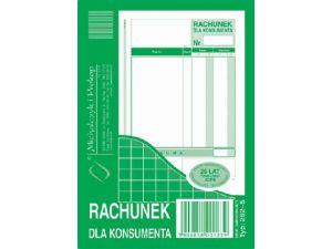 D RACHUNEK DLA KONSUMNETA A6 WIEL.262-5 DRUK RACHUNEK