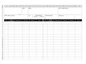 D KARTOTEKA MAGAZYNOWA A5 344-3 DRUK