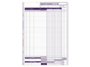 D RAPORT KASOWY A4 2 SKŁ. 410-1 DRUK