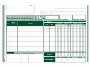 D POLECENIE KSIĘGOWANIA A5 439-3 DRUK