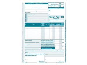 D FAKTURA VAT A5 DLA ROLNIKÓW 185-3 DRUK