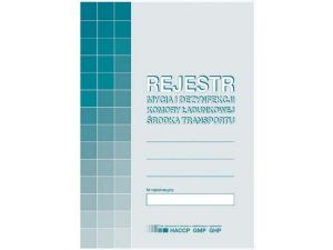 D REJESTR MYCIA I DEZ.KOMORY ŚR.TR.H91-3 DRUK