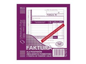 D FAKTURA VAT 2/3 A5 204-4E DRUK