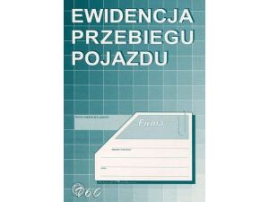 DP EWIDENCJA PRZEBIEGU POJAZDU A5 V60 DRUK