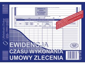 D EWIDENCJA CZASU WYK.UMOWY ZLEC.511-3E 