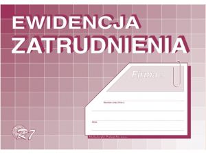 D EWIDENCJA ZATRUDNIENIA R07 DRUK