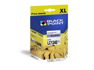 BLACKPOINT Brother Tusz LC1240Y