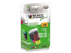 BLACKPOINT HP Refill Zestaw 343/344 
