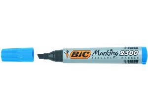 MARKER PERMANENTNY BIC 2300 NIEBIESKI ŚCIĘTA KOŃCÓWKA