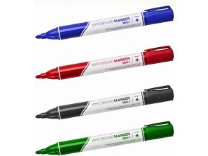 MARKER SUCHOŚCIERALNY RYSTOR 4 SZT + GĄBKA Z MAGNESEM OKRĄGŁA KOŃCÓWKA