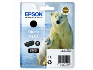 EPSON Tusz  T262140, black nr26XL 