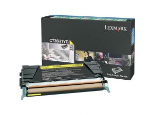 LEXMARK Toner C736H1YG Yellow