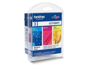 BROTHER Tusz LC1100 CMY XL Rainbow Pack 