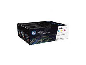 HP Toner CF370AM 305A CMY MultiPack CE411A/CE412A/CE413A