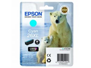 EPSON Tusz T2632 Cyan 9,7ml nr26XL 
