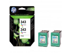 HP Tusz CB332EE Nr343 x2 Color DualPack