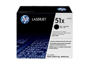 HP Toner Q7551X 51X Black HC 