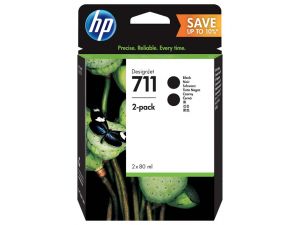 HP Tusz Nr711 P2V31A Black Dual 80 ml