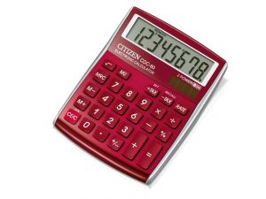 KALKULATOR CITIZEN CDC-80 RDWB RED CZERWONY