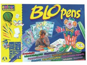 FLAMASTER CENTROPEN JP811 DMUCHANY 8+1 + 8 SZABLONÓW AIR COLORING SET