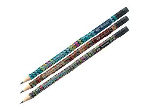 OŁÓWEK BERLINGO FANTASY HB Z GUMKĄ OKRĄGŁY MIX KOLORÓW