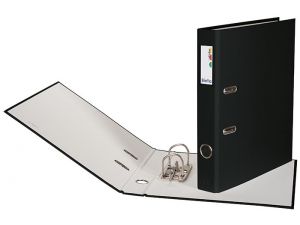 SEGREGATOR BIELLA A4 50 MM PLASTICOLOR PP CZARNY