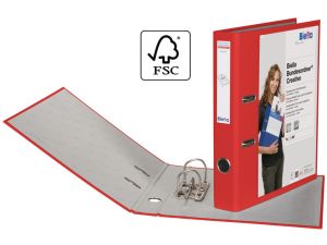 SEGREGATOR BIELLA A4 50 MM CREATIVE PP CZERWONY