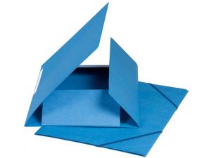 TECZKA Z GUMKĄ BIELLA NIEBIESKA KARTONOWA