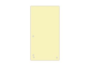 PRZEKŁADKI KARTONOWE DONAU 1/3 A4 ŻÓŁTE