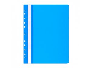SKOROSZYT PLASTIKOWY Z PERFORACJĄ OFFICE PRODUCTS A4 NIEBIESKI