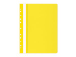 SKOROSZYT PLASTIKOWY Z PERFORACJĄ OFFICE PRODUCTS A4 ŻÓŁTY