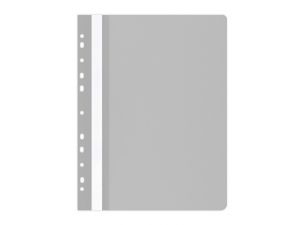 SKOROSZYT PLASTIKOWY Z PERFORACJĄ OFFICE PRODUCTS A4 SZARY