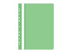SKOROSZYT PLASTIKOWY Z PERFORACJĄ OFFICE PRODUCTS A4 JASNOZIELONY