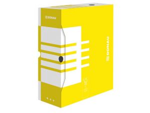 PUDŁO ARCHIWIZACYJNE DONAU A4 120 MM ŻÓŁTE