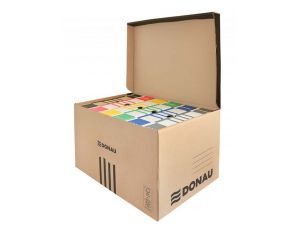 PUDŁO ARCHIWIZACYJNE ZBIORCZE DONAU WZMOCNIONE GÓRNE BRĄZOWE