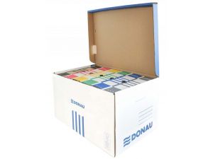 PUDŁO ARCHIWIZACYJNE ZBIORCZE DONAU WZMOCNIONE GÓRNE NIEBIESKIE