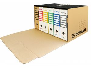 PUDŁO ARCHIWIZACYJNE ZBIORCZE DONAU WZMOCNIONE PRZEDNIE BRĄZOWE